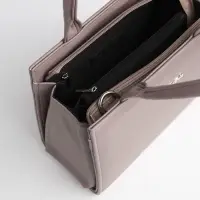 Сумка женская тоут TEXTURA на молнии, 22&times;11&times;22 см, капучино