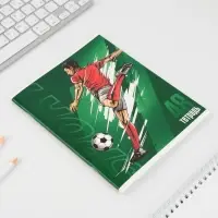 Тетрадь в клетку, 48 л., А5, на скрепке, блок №1 «Спорт» МИКС Тетрадь в клетку, 48 л., А5, на скрепке, блок №1 «Спорт» МИКС