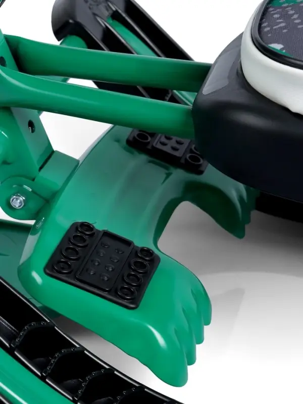 Снегокат Snowpatrol, со спинкой, зелёный, СНД2/SP3 Nika Kids