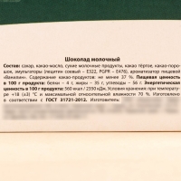 Адвент календарь «Новый год уже на пороге»: с молочным шоколадом, 5 г х 15 шт.