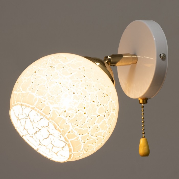 Бра 2193/1 E27 40Вт бело-золотой 20х12х20 см