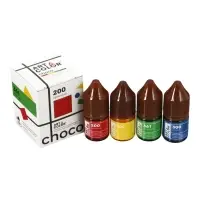 Набор гелевых жирорастворимых пищевых красителей Art Color choco, 4 цвета, 12 мл