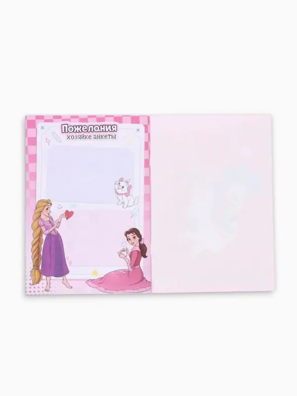 Анкета для девочек &laquo;Минни Маус&raquo; А5, 16 л + наклейки
