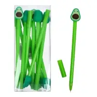 Ручка-прикол Calligrata &laquo;Авокадо&raquo;, чёрный стержень, гелевая