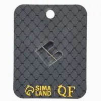 Брошь &laquo;Кот мартовский&raquo;, красно-чёрная в золоте