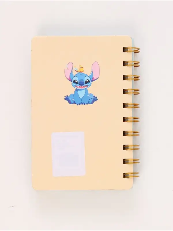 Блокнот с разделителями А6 “Стич и птичка”, 65л