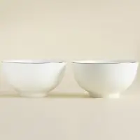 Салатники SL Home &laquo;Каскарон&raquo;, 1.4 л, d=18 см, набор 2 шт., костяной фарфор, белые