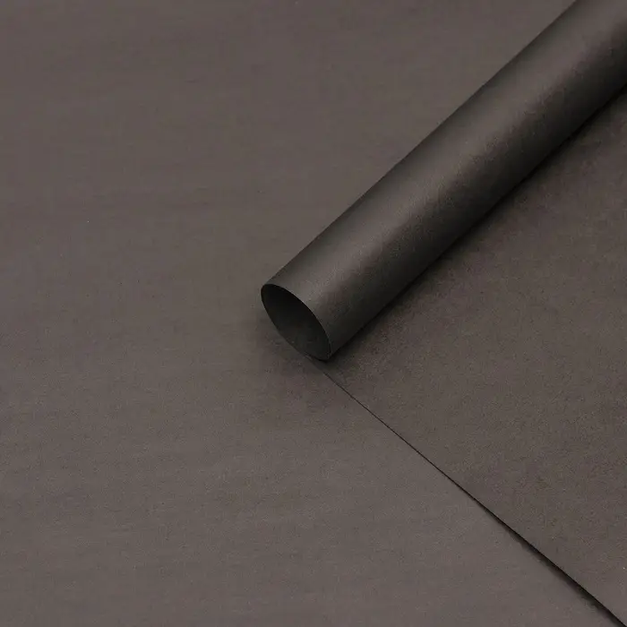 Бумага упаковочная крафт «чёрный»,50×70 см