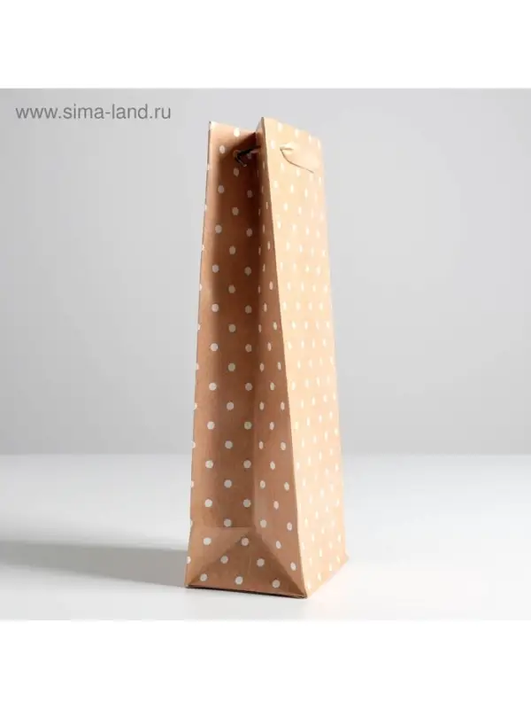 Пакет подарочный ламинированный под бутылку, упаковка, &laquo;For you&raquo;, 13 x 36 x 10 см