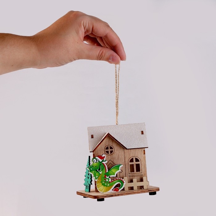 Световой декор «Сказочный дом дракона» МИКС, 7,7 × 10 × 9,7 см