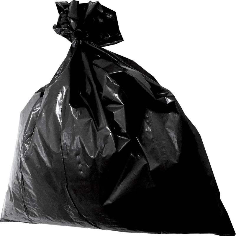 Мешки для мусора ПВД 120л 25мкмчерные 67х100см 10шт/рул Элементари