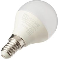 Лампа светодиодная LED-ШАР-VC 4Вт 230В Е14 4000К IN HOME