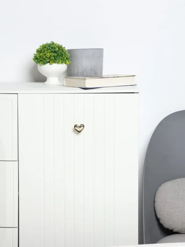 Ручка-кнопка CAPPIO HEART, цвет золото