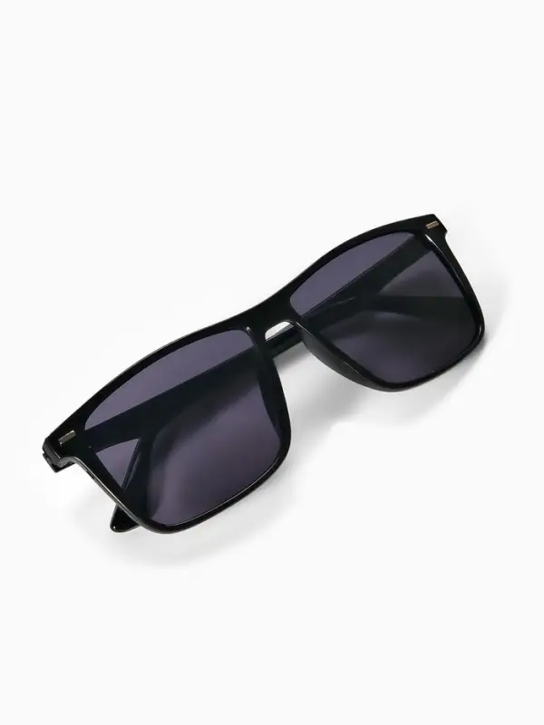 Очки солнцезащитные &laquo;OneSun. Wayfarer&raquo;, uv 400, линза 4.5&times;6 см, чёрный