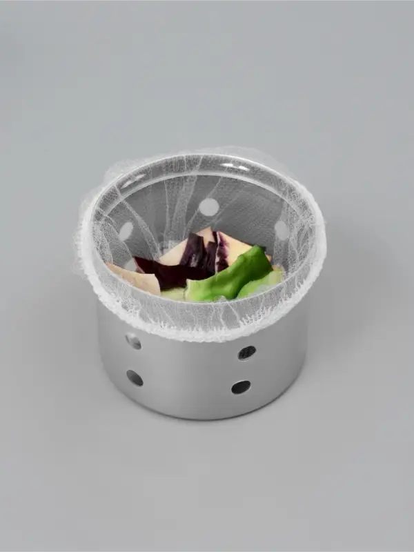 Сетка - фильтр для еды, на раковину, одноразовые, набор 100 шт., 6&times;8 см, белые