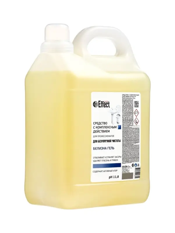 Универсальное средство с комплексным действием EFFECT SUPER, белизна гель, 5 л