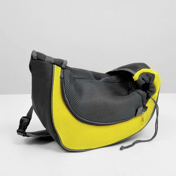 Слинг - переноска для животных, 42 х 25 см, жёлтая Слинг - переноска для животных, 42 х 25 см, жёлтая