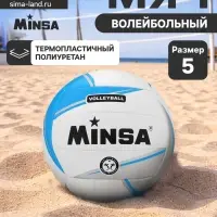 Мяч волейбольный MINSA, TPU, машинная сшивка, 18 панелей, р. 5