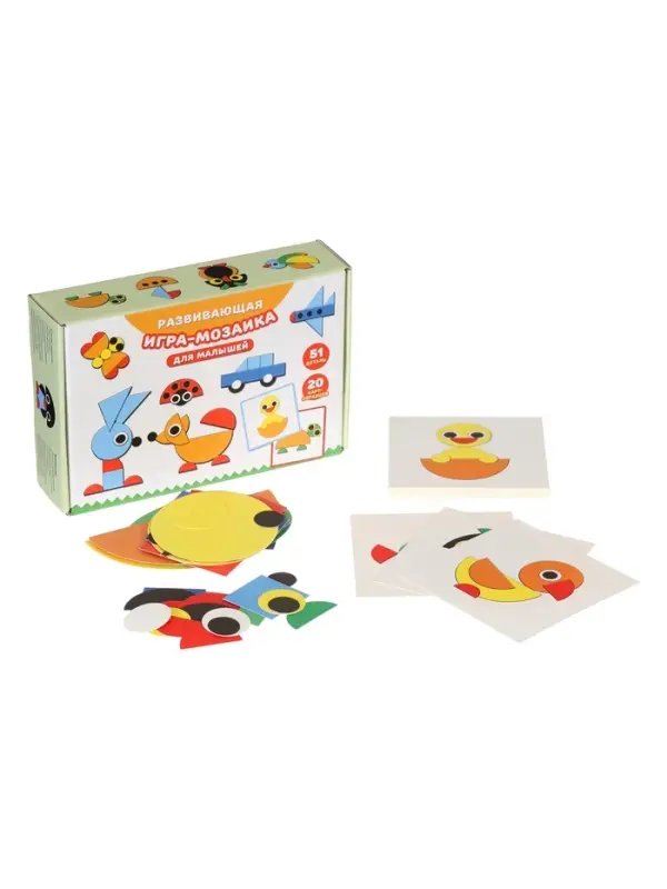 Развивающая игра-мозаика, геометрическая
