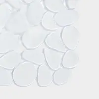 Коврик в раковину "Галька" 30х40 см прозрачный