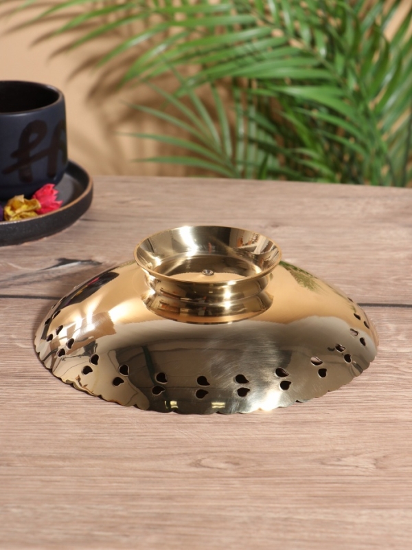 Блюдо сервировочное Блюдо сервировочное "Жар-Птица" латунь с перламутром 19,5х19,5х5,5 см