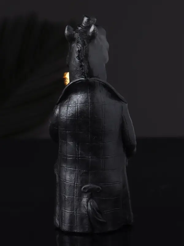 Фигура Фигура "Конь в пальто" 11х5 см, черный