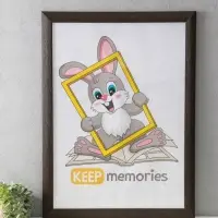 Фоторамка для фото 50&times;70 см Keep memories Luxe Elegance, пластик, коричневый, (пластиковый экран)