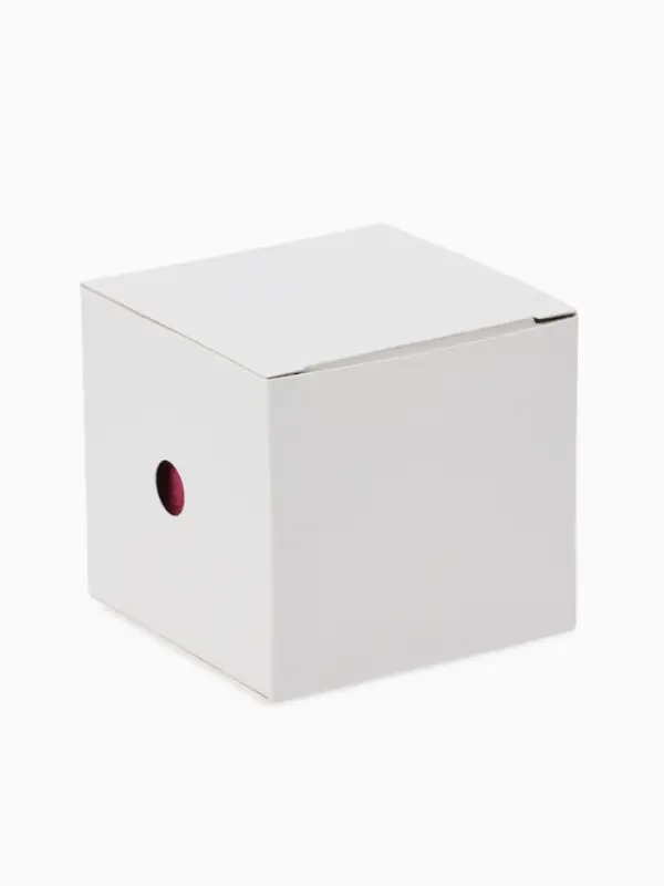 Футляр под серьги, кольцо &laquo;Сюрприз&raquo;, корейский бархат, 5.8&times;5.3 см, бордовый