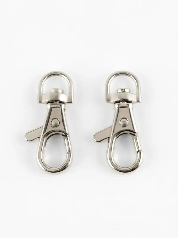 Карабин металлический TEIRA, набор 2 шт., 6.7 г, 3.8×1.3 см/9×2 мм, цвет серебряный Карабин металлический TEIRA, набор 2 шт., 6.7 г, 3.8×1.3 см/9×2 мм, цвет серебряный