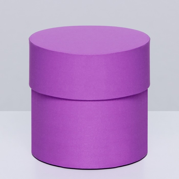 Шляпная коробка сирень, 10 х 10 см