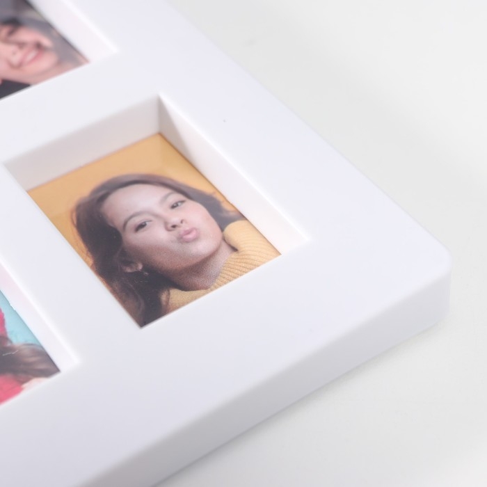 Фоторамка пластик на 15 фото 4х6 см  Фоторамка пластик на 15 фото 4х6 см "Мои школьные годы" белая 25х28 см