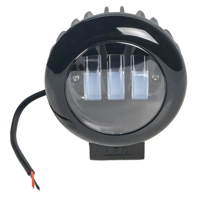 Фара светодиодная круглая, четкая свет. граница, 27W (115х145х65) 12/24V
