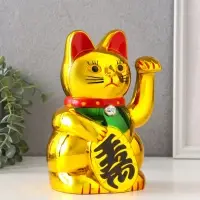 Маятник настольный антистресс &laquo;Кот: Манэки-нэко&raquo;, h=21 см
