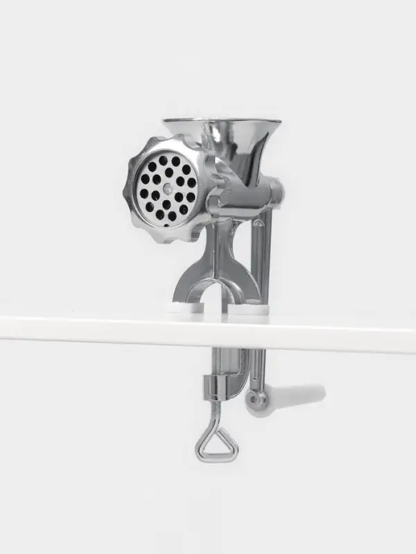 Мясорубка ручная &laquo;Советская&raquo;, алюминий, 22.5&times;13.5 см, серебристая