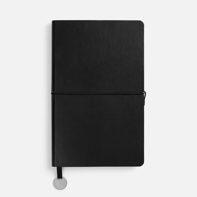 Ежедневник Waltz, недатированный, черный Ежедневник Waltz, недатированный, черный