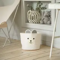 Корзина для хранения SL Home, плетёная, ручной работы, 29&times;29&times;26 см, белая