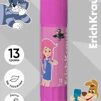 Клей-карандаш, ErichKrause EasyStick &laquo;Простоквашино&raquo;, PVP, 13 г, МИКС