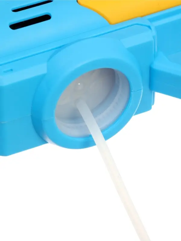 Генератор мыльных пузырей &laquo;Пистолет&raquo;, световые эффекты, работает от батареек, цвет голубой