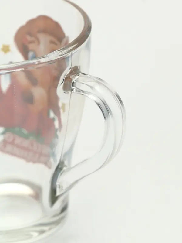 Кружки стеклянные новогодние &laquo;Весёлого праздника. Лошади&raquo;, набор 2 шт.