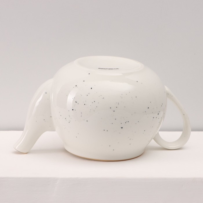 Сервиз фарфоровый чайный Доляна «Млечный путь», 15 предметов: 6 чашек 220 мл, 6 блюдец d=13,5 см, молочник 300 мл, сахарница 350 мл, чайник 1000 мл, цвет белый Сервиз фарфоровый чайный Доляна «Млечный путь», 15 предметов: 6 чашек 220 мл, 6 блюдец d=13,5 см, молочник 300 мл, сахарница 350 мл, чайник 1000 мл, цвет белый