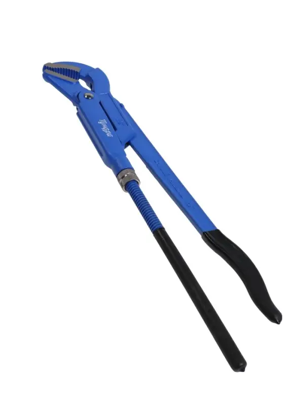 Ключ трубный рычажный ТУНДРА, полукруглый зажим 45&deg;, раскрытие до 50 мм, №2, 1 1/2"