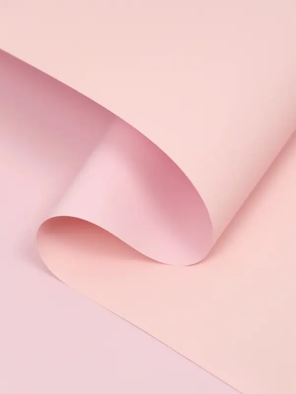 Пленка для цветов тонированная, матовая, розовый, 57&times;57&plusmn;1 см, 65 мкм