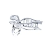 Крабик для волос &laquo;Хилман&raquo;, бант, 11 см, серебро