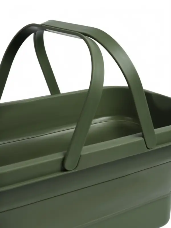 Корзина - столик maclay 2 в 1, складная, 47&times;28.5&times;23.5 см, зелёная