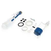 Арматура для смывных бачков "УКЛАД" - 2, с нижней подводкой 1/2", двухкнопочная, хром