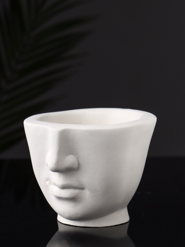 Фигурное кашпо Фигурное кашпо "Лицо" 9х11 см