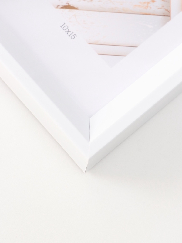 Фоторамка пластик Фоторамка пластик "МИРАМ" 10х15 см, белый