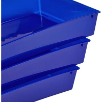 Лоток горизонтальный Офис Класс синий