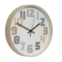 Часы настенные классические, бесшумные, плавный ход, d=30.5 см