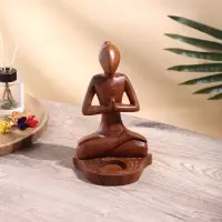 Подставка под благовония &laquo;Медитация&raquo;, 14&times;15&times;30 см, дерево суар